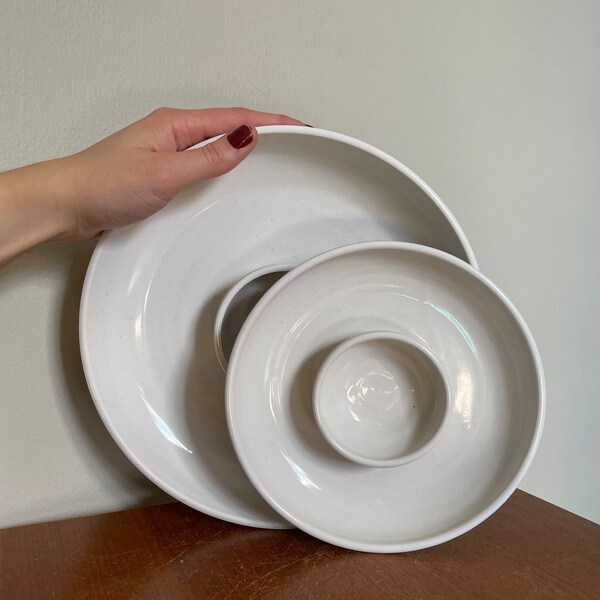 Pottery Chip and Dip Etsy