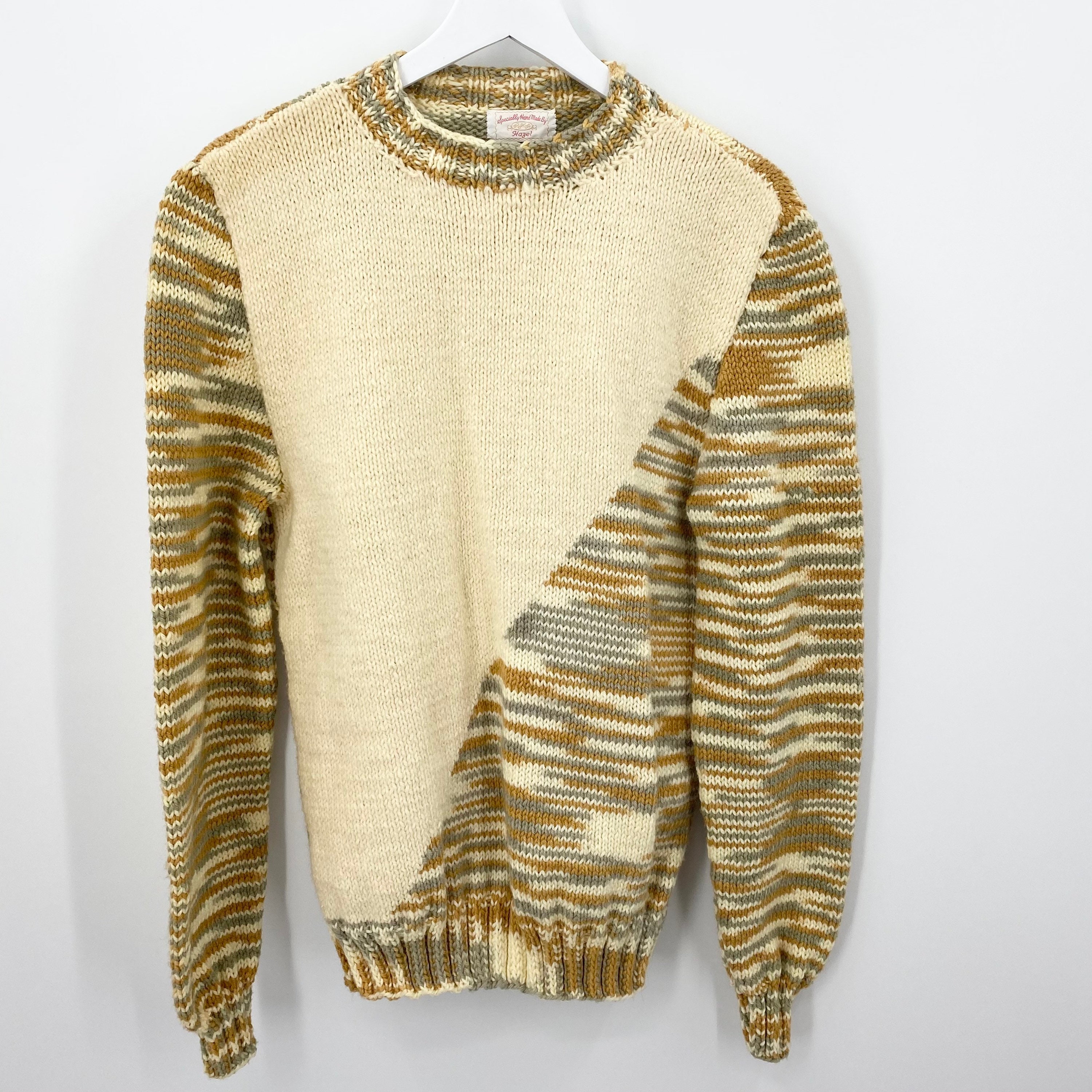 Vintage Grandpa Chunk Knit Sweater Cosby Huxtable Size Medium Etsy