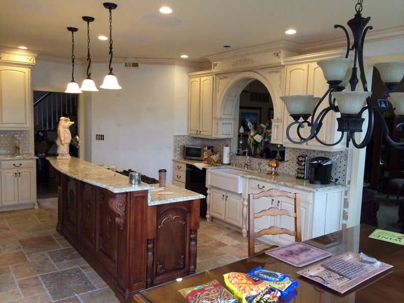 Custom Kitchen Island Etsy