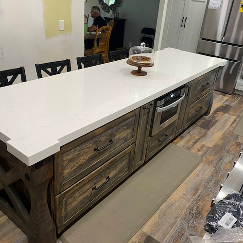 Custom Rustic 12ft. Kitchen Island Etsy