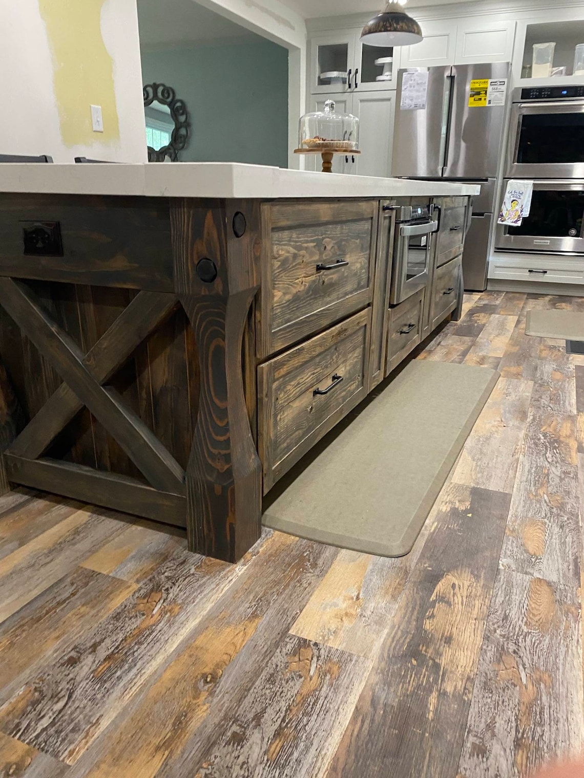 Custom Rustic 12ft. Kitchen Island - Etsy