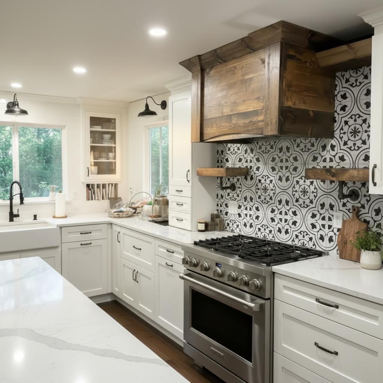 Custom Rustic Range Hood: Handcrafted - Etsy