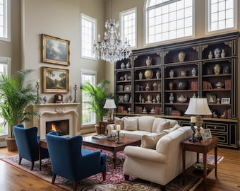 Antique Custom Library