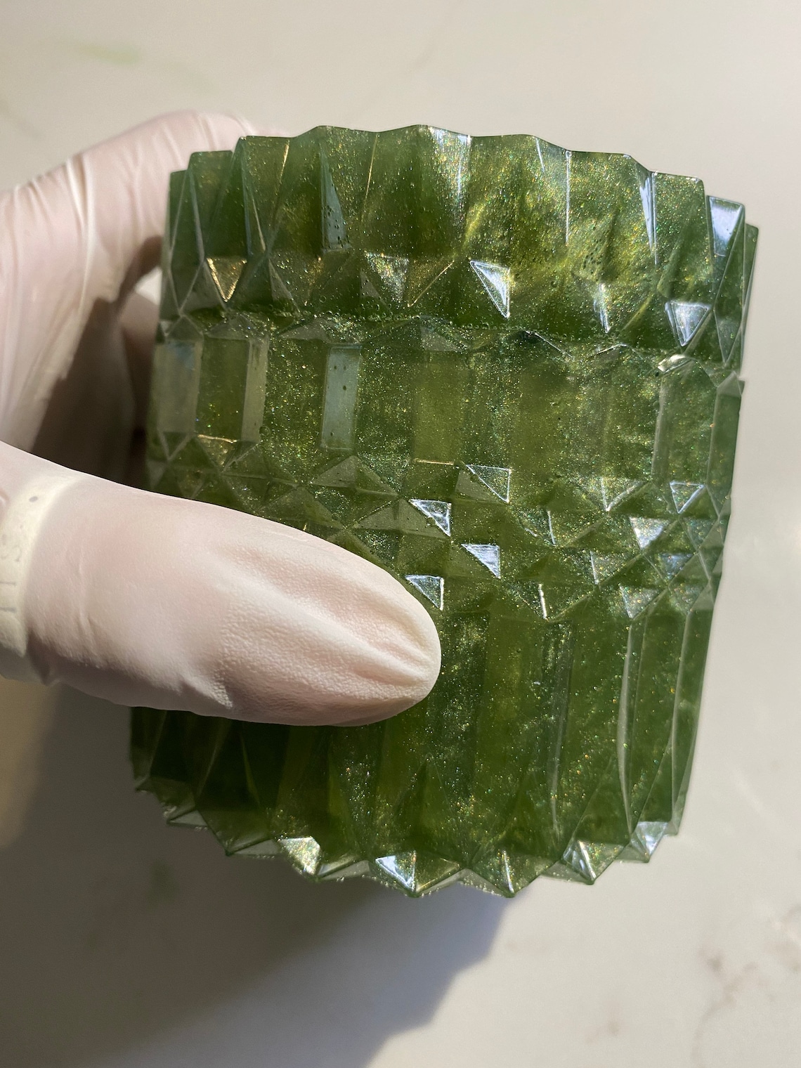 Resin Jar with Lid or Trinket Etsy