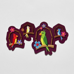 Tiki Room Birds | Enchanted Tiki Room | Magnet