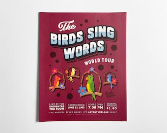 Tiki Bird Tour | Enchanted Tiki Room | Poster