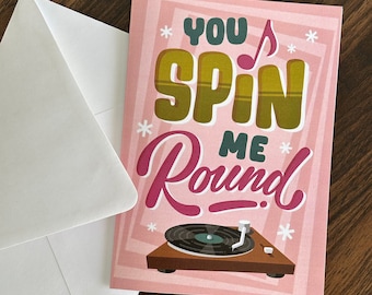Spin Me Round | Vinyl Record | Card