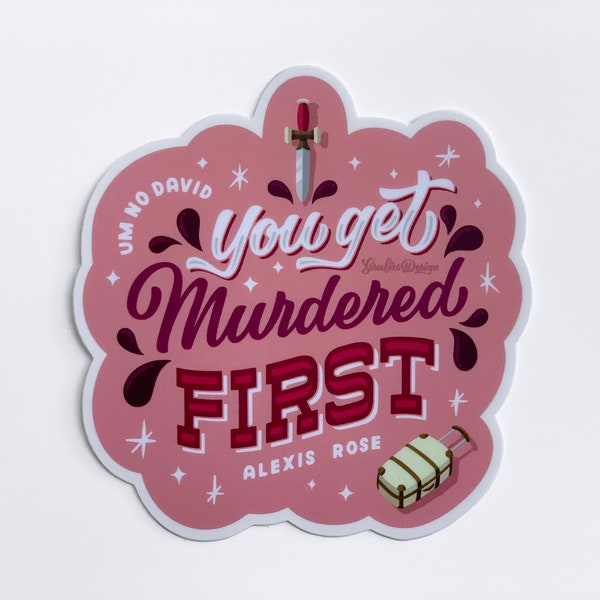 Murder at the Rosebud Motel | Schitts Creek | Sticker