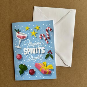 Spirituosen hell machen | Urlaub Party | Weihnachtskarte