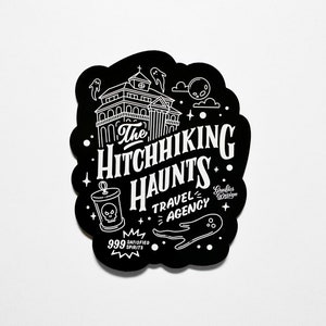 Hitchhiking Haunts Travel Agency | Haunted Mansion | Magnet