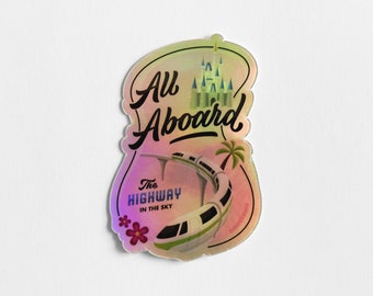 Highway in the Sky | Monorail | Holographic Sticker