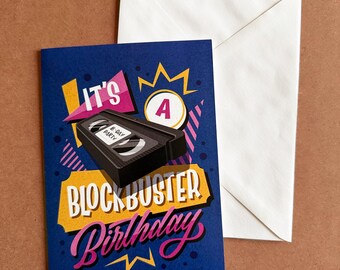 Blockbuster Birthday | Movie Lover | Birthday Card