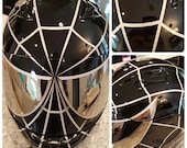 Custom Painted Spiderman Motorcycle Helmet Airbrushed