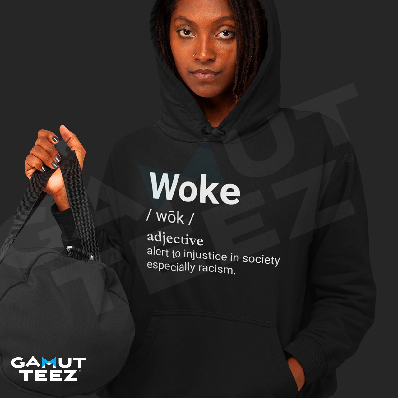 WOKE definition Pullover Hoodie protest equality human rights Etsy