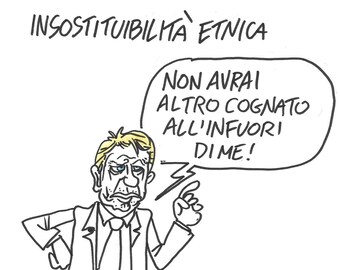 18/04/2023 Lollobrigida: No alla "sostituzione etnica"... - Non avrai altro cognato... - Meloni — Il Fatto Quotidiano