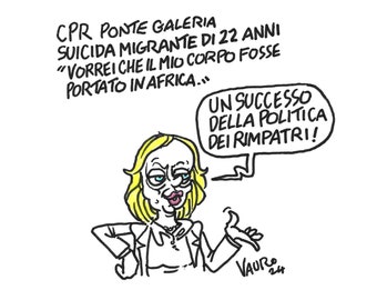 02/06/2024 Rome, 22-year-old migrant commits suicide in the Ponte Galeria CPR ... - Migrants, Meloni — Il Fatto Quotidiano