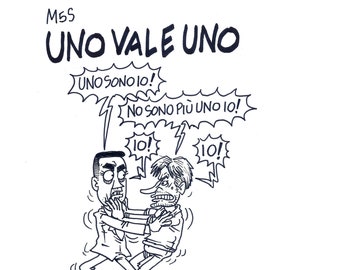 25/06/2019 MS5, one is worth one. One is me! No I'm one anymore! - Di Maio, Di Battista - Il Fatto Quotidiano