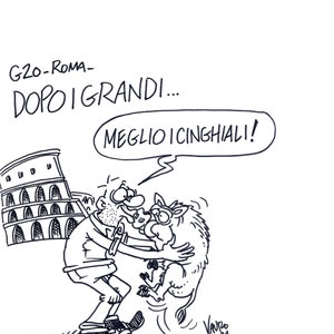 01/11/2021 G20 Rome. After the big... - Summit, rights, wild boars — Left