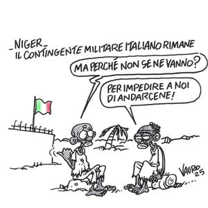 01/05/2025 Niger, the Italian contingent remains... - Democracy, Africa, rights — NIGRIZIA