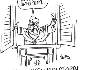 03/13/2024 Ukrainian war, controversy over the Pope's words. "In the end he lost patience..." - Urbi et orbi, Vatican - Il Fatto Quotidiano