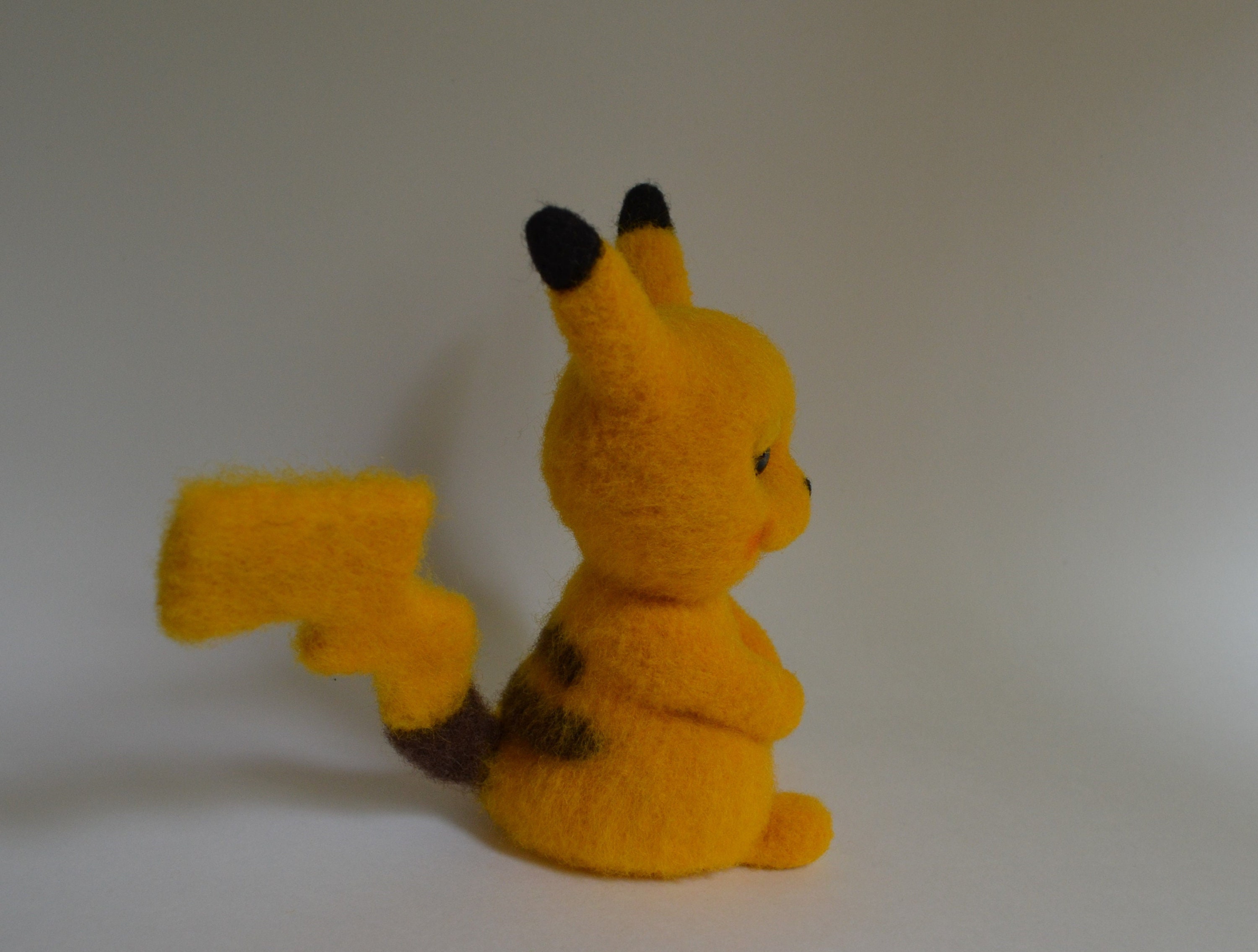 Pikachu needle felt Pokemon felting doll Etsy