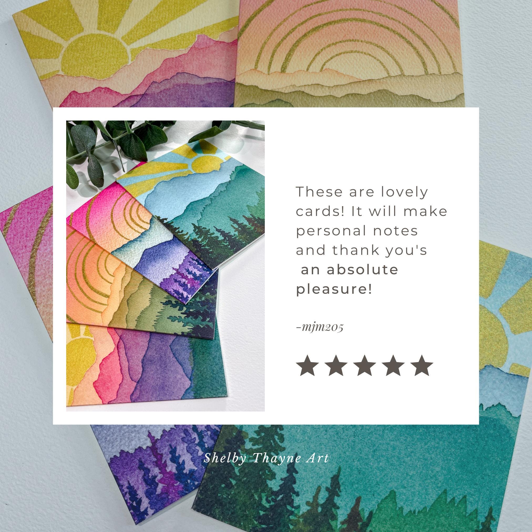Mountain Grad Card Mountain Graduation Card | Inspirational Watercolor Greeting Card ...