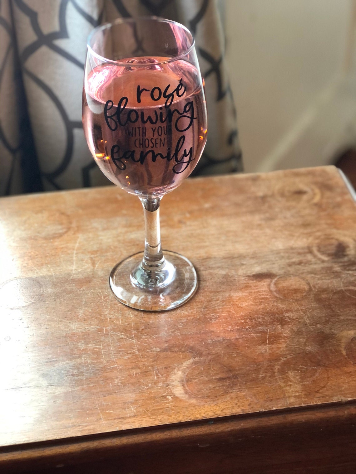 Taylor Swift Wine Glass Rosé Flowing With Your Chosen Family Etsy