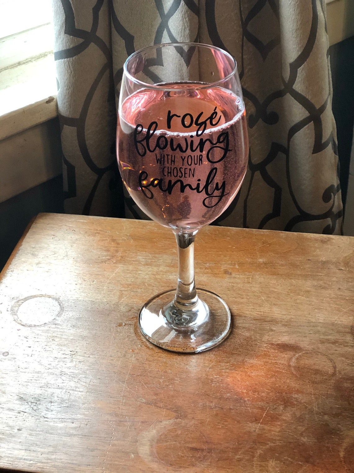 Taylor Swift Wine Glass Rosé Flowing With Your Chosen Family Etsy