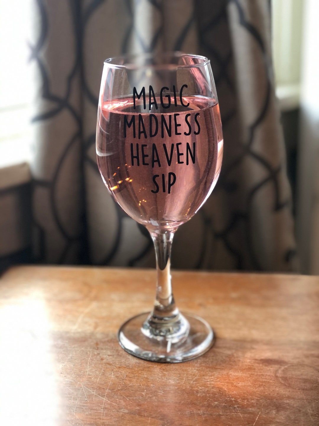 Taylor Swift Wine Glass Magic, Madness, Heaven, Sip Etsy