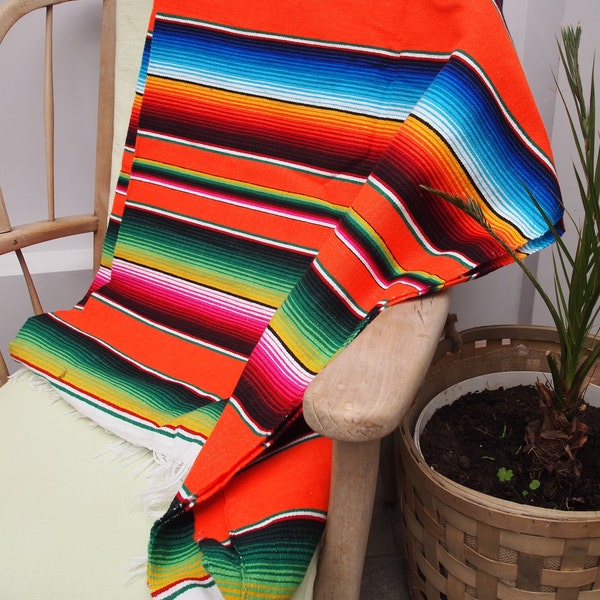 Traditional Mexican Serape - Double