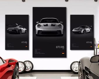 Sports Car Wall Art, Luxury Car Poster, Automotive Garage Decor, Car Enthusiast Gift, Modern Man Cave Artwork