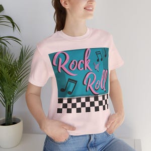 50's Music Shirt, Music T shirt, Vintage Style Music T shirt, Vintage Music Tee, Vintage Style Rock and Roll Shirt, Women's Gift Shirt