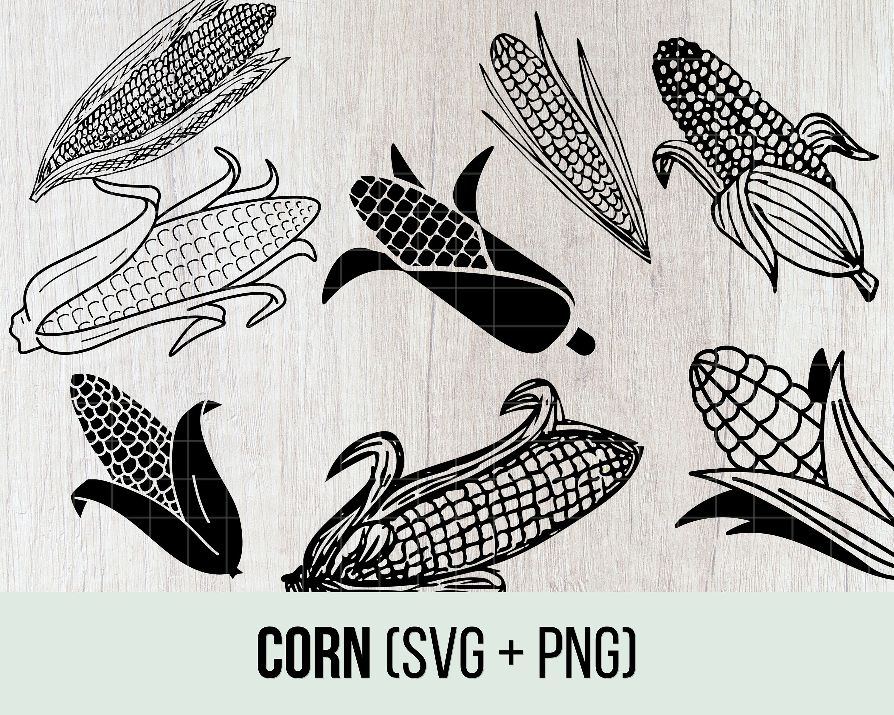 Corn Svg Crop Png Farm Svg Corn Clipart Silhouette Cut Etsy Denmark