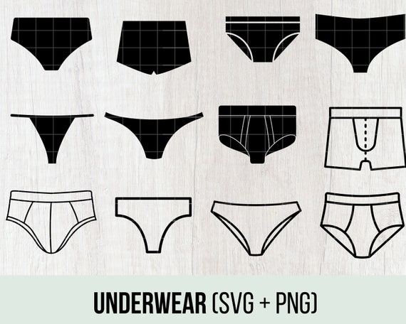 Underwear svg, Panties svg, Boxer Briefs svg, Underwear clipart, Underwear  clip art, Underwear png, Underwear image