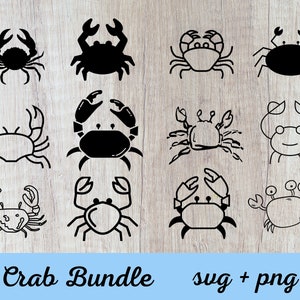 Crab svg, Ocean svg, sea svg, beach crab, silhouette, svg, png