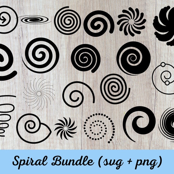 Spiral SVG Bundle, Spiral of Live, Spiral svg, Spiral Cut Files, swirl svg, spiral clip art