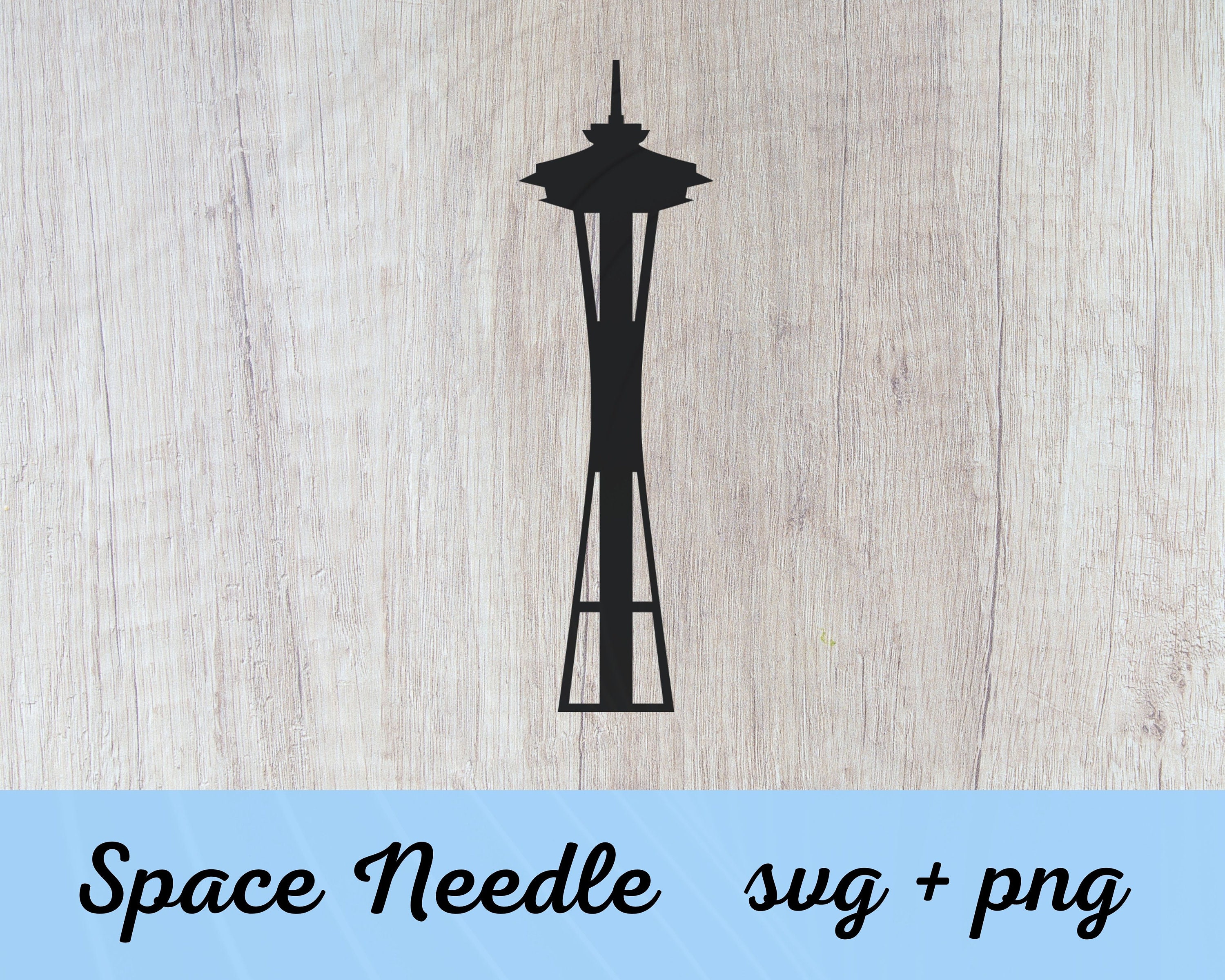 Space Needle SVG, PNG - Etsy