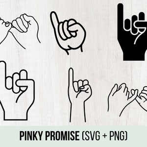 Pinky Promise SVG, PNG