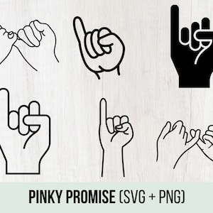 Pinky Promise SVG, PNG