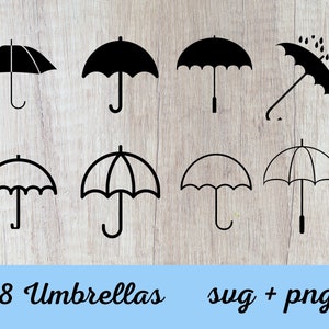 Umbrella svg,Umbrella silhouette,Instant,Dark silhouette,Instant Download,SVG, PNG, digital download