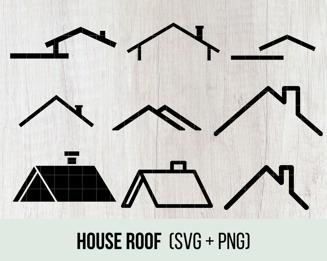 House Roof Svg, House Roof Frame Svg, Roofing Svg, Roofer Svg, Realtor