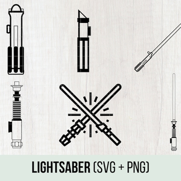 Lightsaber svg, Lightsaber clipart, png, Cut File, Cricut, Silhouette