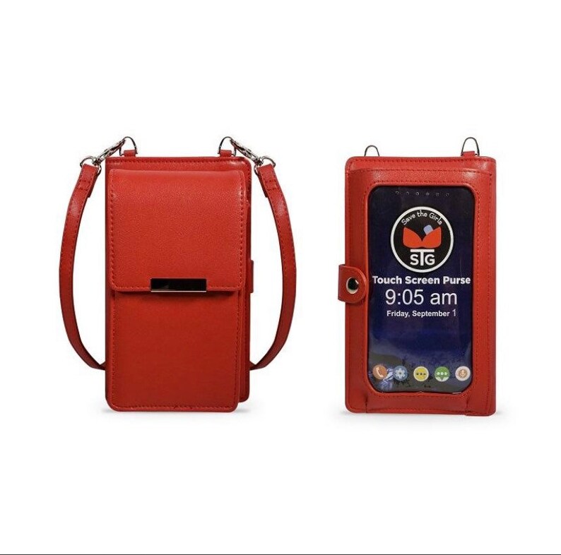 Touch Screen Cell Phone Wallet/handbag With Glass Pocket the Weekender