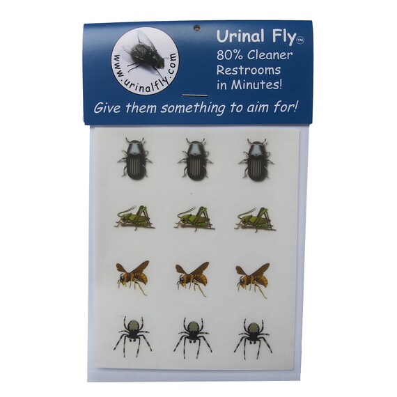 Urinal Fly Potty Target Stickers Set of 12 Beetle Etsy