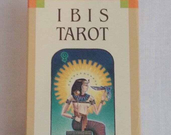 Ibis Tarot Deck Vintage Egyptian Themed Tarot Cards 1991 AGM Mueller