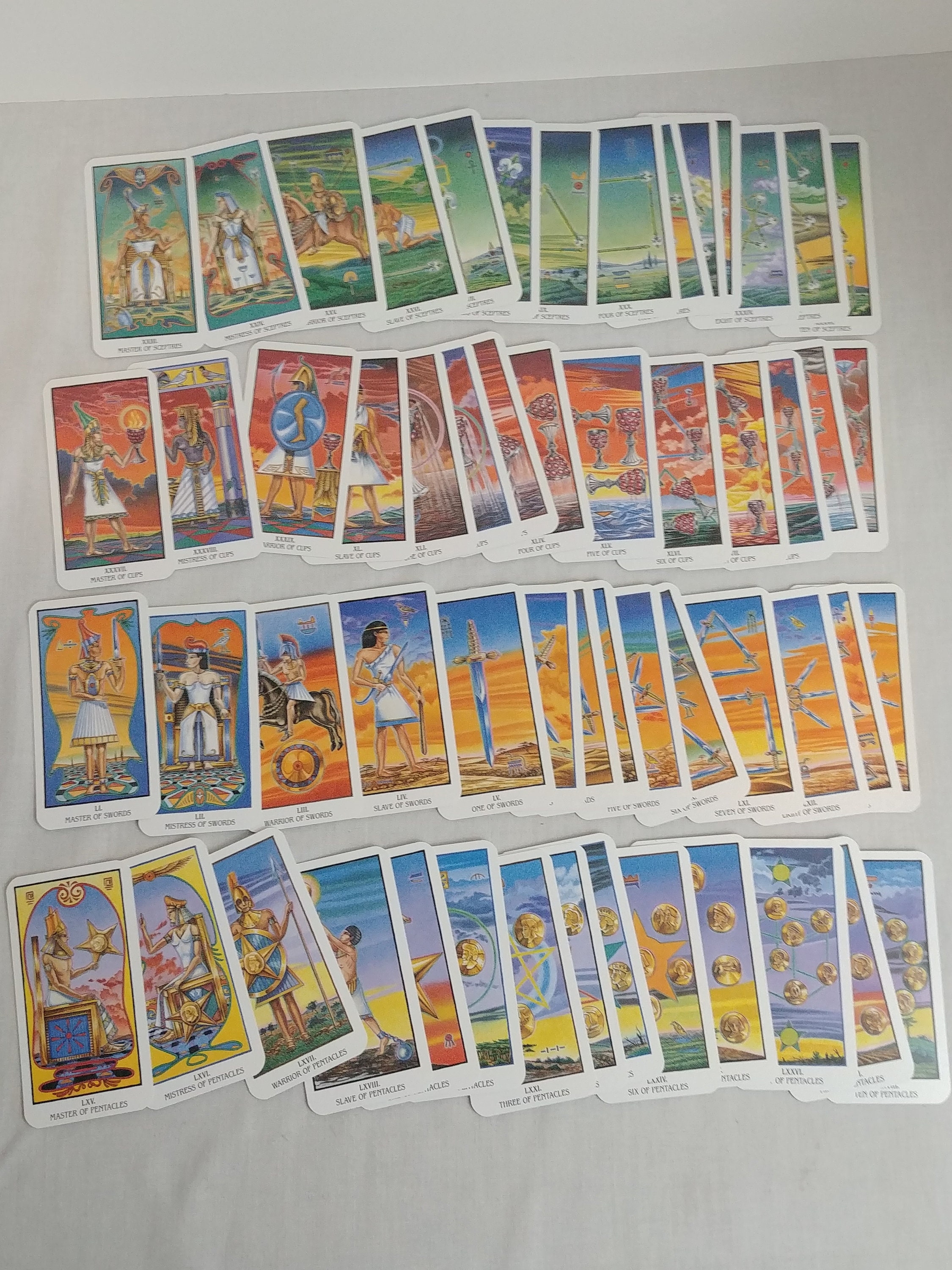 Ibis Tarot Deck Vintage Egyptian Themed Tarot Cards 1991 Etsy