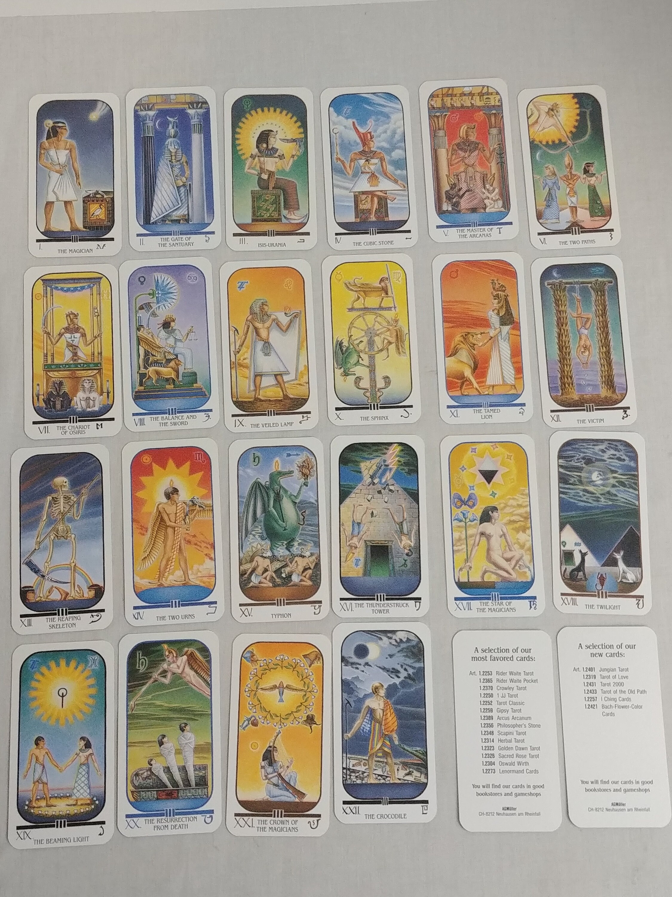 Ibis Tarot Deck Vintage Egyptian Themed Tarot Cards 1991 Etsy