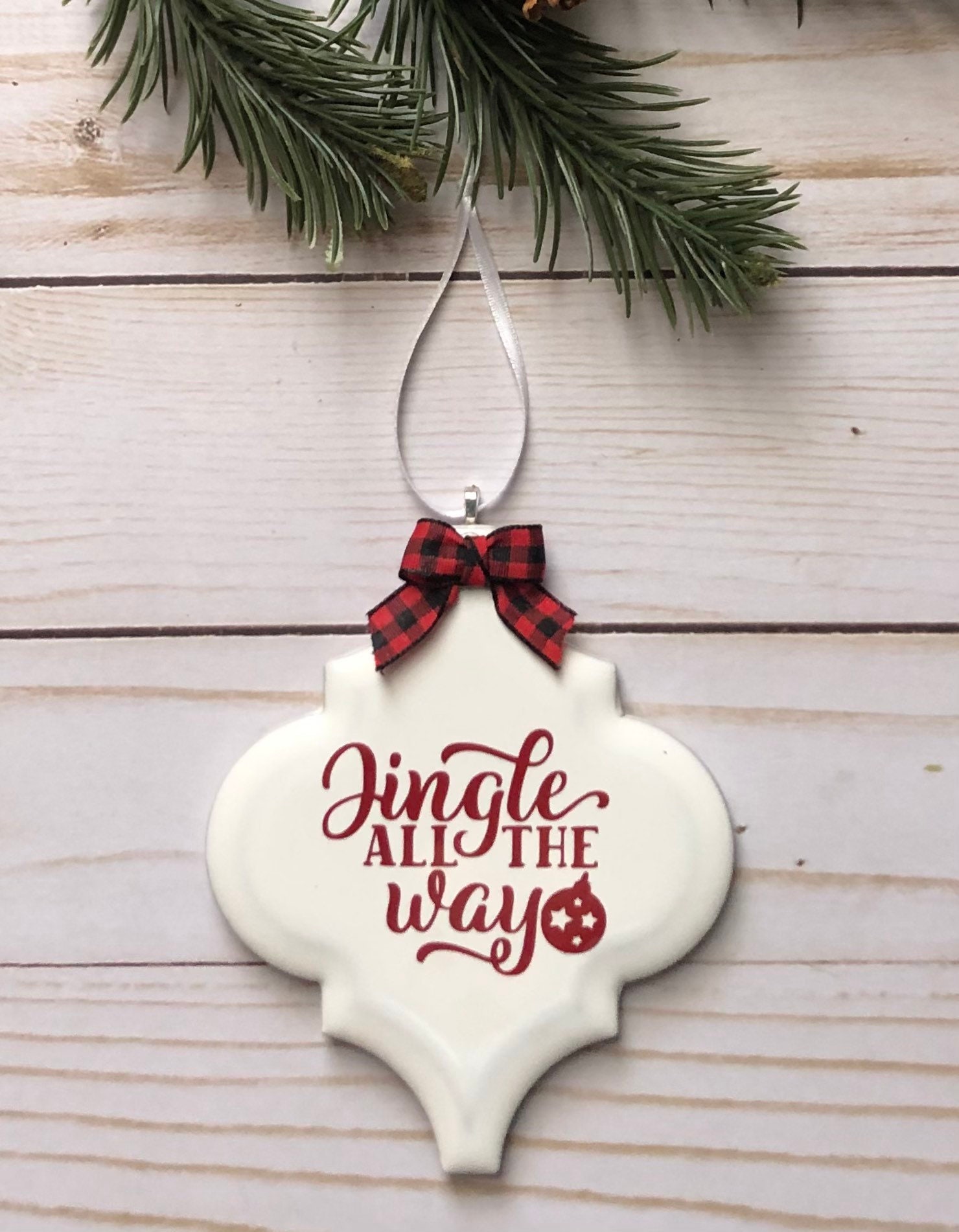 Porcelain Christmas Ornaments Etsy