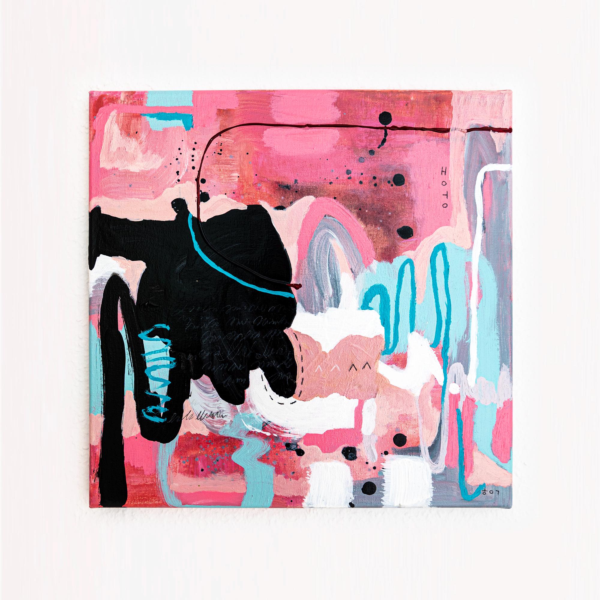 Abstract Painting – Original Wall Art – Acrylic \u0026 Oil Paint on Canvas –  Modern Framed Painting – \, image size:2000x2000