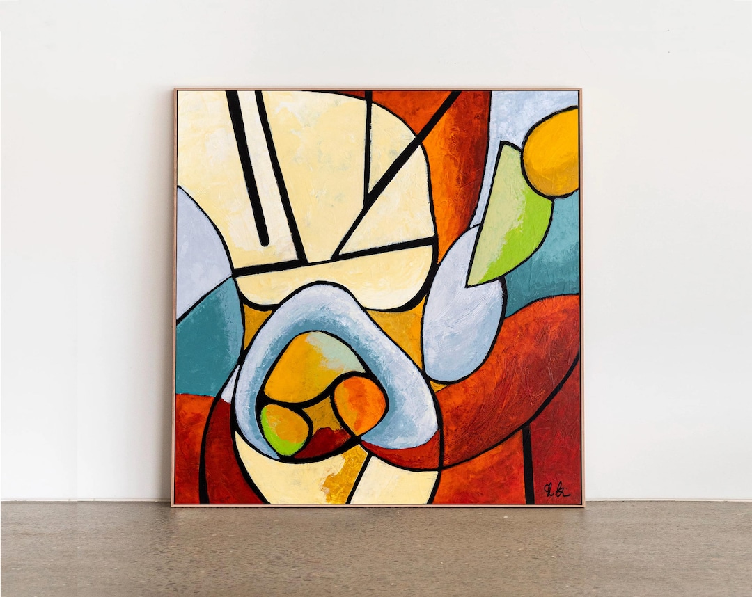 アート　版画　抽象版画　現代美術　置物　インテリア　工芸品　美術品　A1074 アート 版画 抽象版画 現代美術 置物 インテリア 工芸品 美術品 A1074